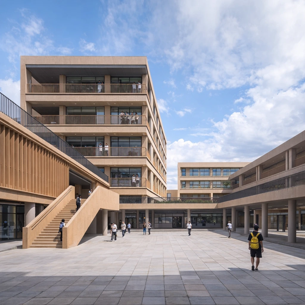 School architecture, architectural aesthetics, campus architecture