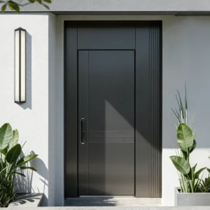 Stainless steel entrance door, healthy home