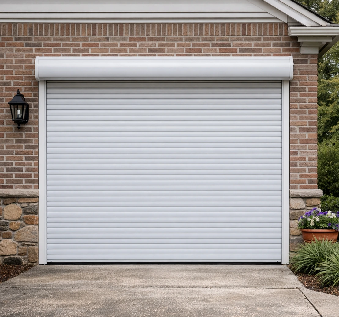 Aluminum alloy rolling shutter garage door