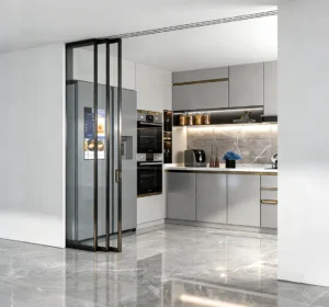 Hanging rail sliding door