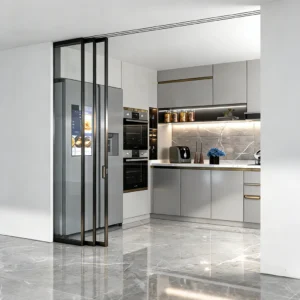 Hanging rail sliding door