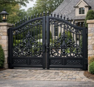 Aluminum alloy courtyard door