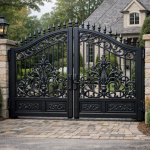 Aluminum alloy courtyard door