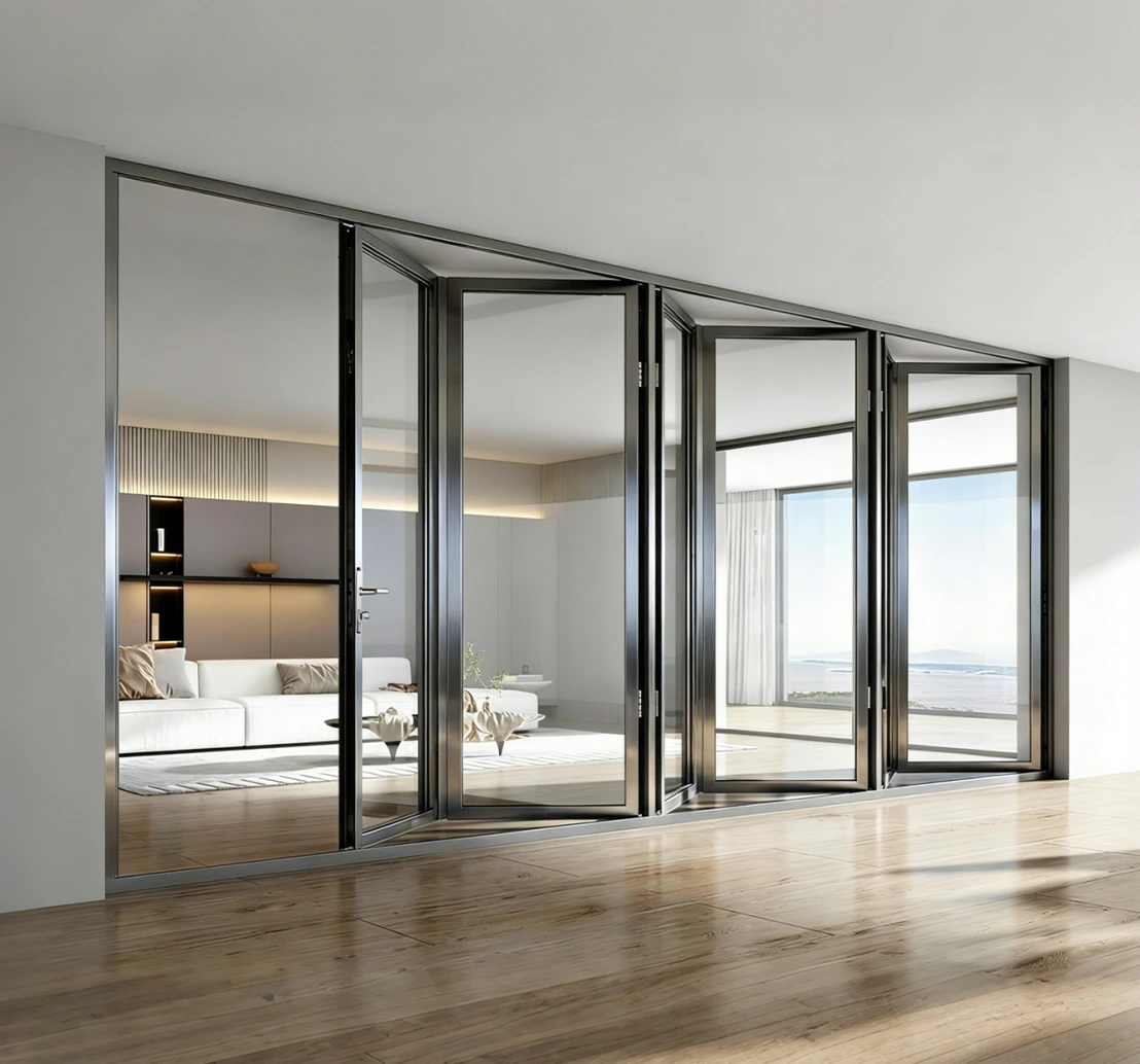 Heavy-duty folding door