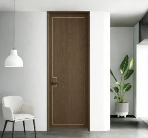 Aluminum-wood door