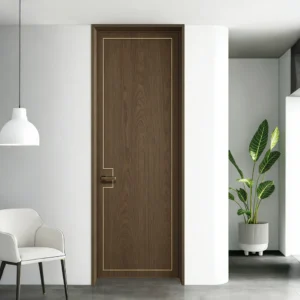 Aluminum-wood door