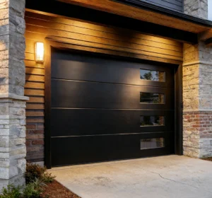 Aluminum garage door