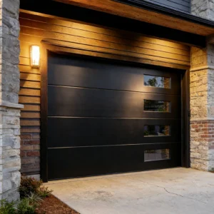 Aluminum garage door