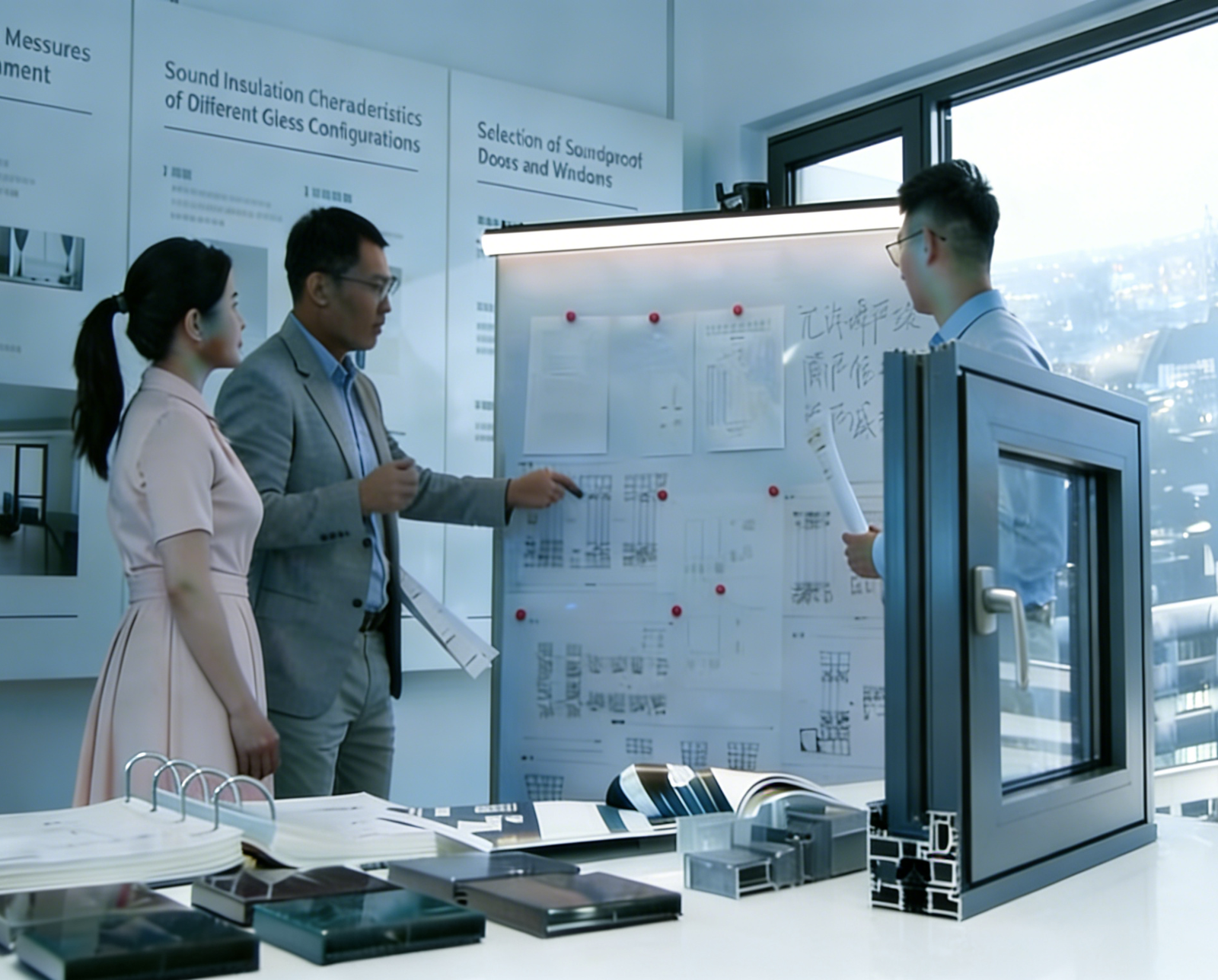 Aluminum alloy door factory cooperation transaction