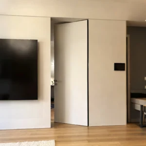 Aluminum alloy invisible indoor door